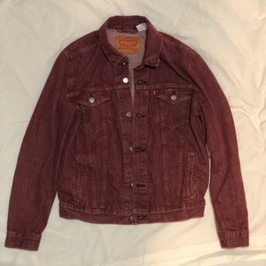 Levi’s red denim jacket (Medium)